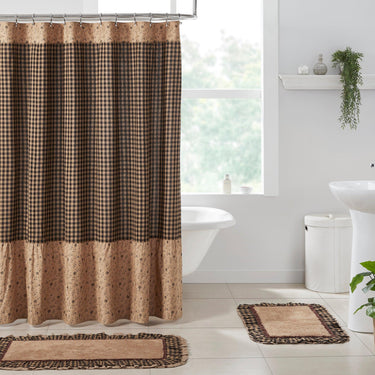 Maisie Ruffled Shower Curtain 72x72 VHC Brands - The Fox Decor